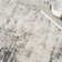Machine Woven Polyester Area Rug in Cream/Gray