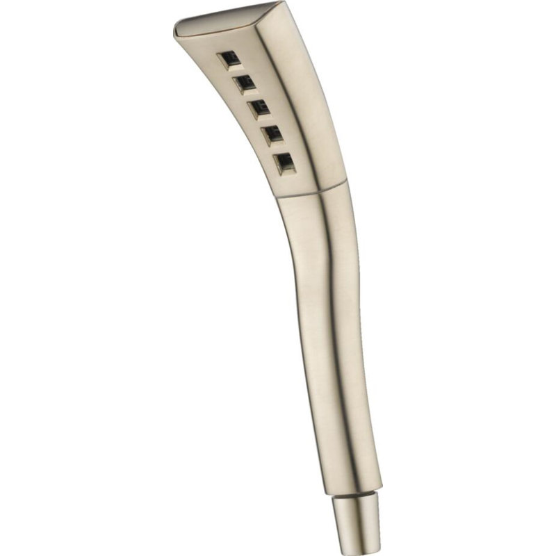 Universal Showering Components Shower Head with H2okinetic Technology, Brilliance Stainless