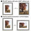 Cadre photo rétro avec passe-partout et passe-partout en plexiglas-109726402-109727636