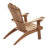Anayha Teak Wood Adirondack Chair With Cup Holders-94414001