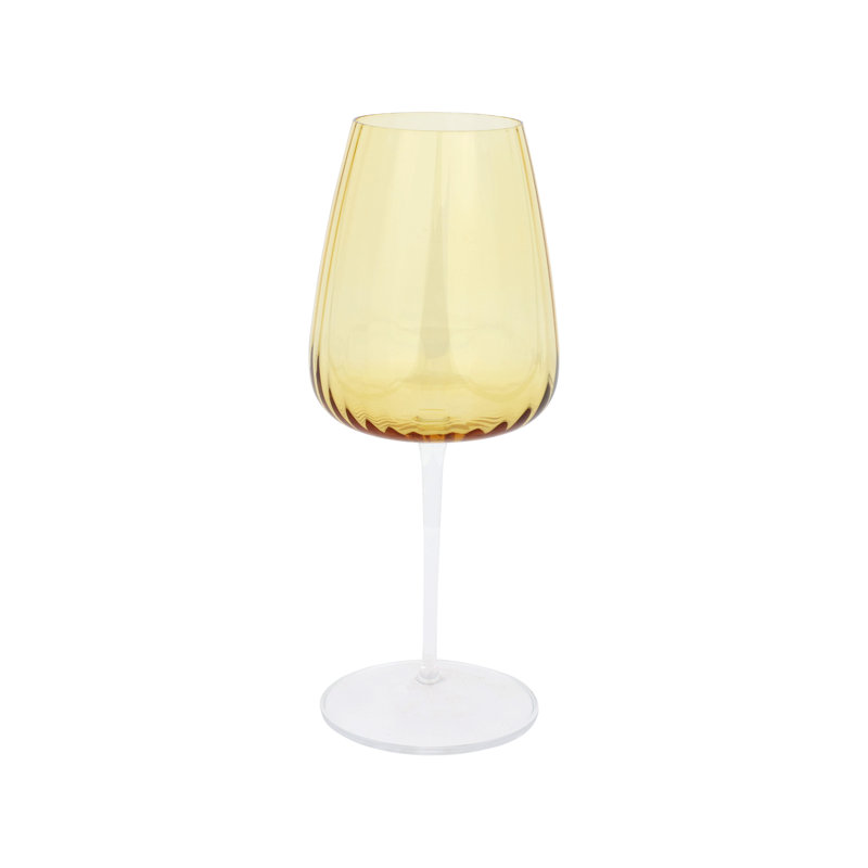 Francesca Wine Glass, Yellow