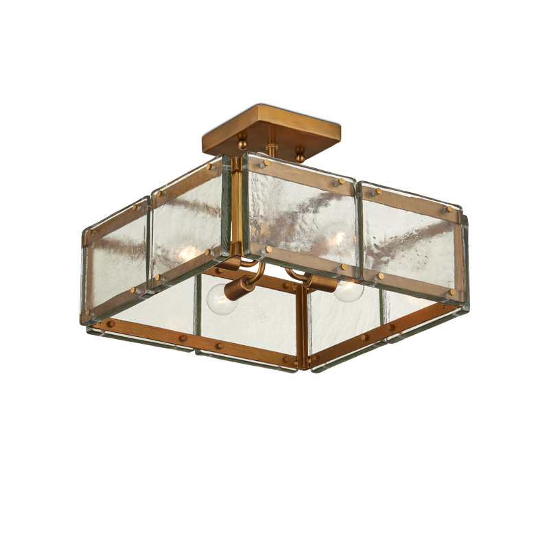 Countervail Square Semi-Flush Mount