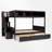 Twin Over Full Bunk Bed With Shelves And Storage Staircase-1979212132