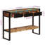 Gambill 110cm Solid Wood Top Console Table