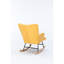 Fauteuil inclinable ergonomique, fauteuil berçant en velours doux pour une expérience relaxante, confort optimal dans la chambre à coucher