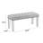 Iolanthe Polyester Upholstered Bench Entryway Bench-2110241202