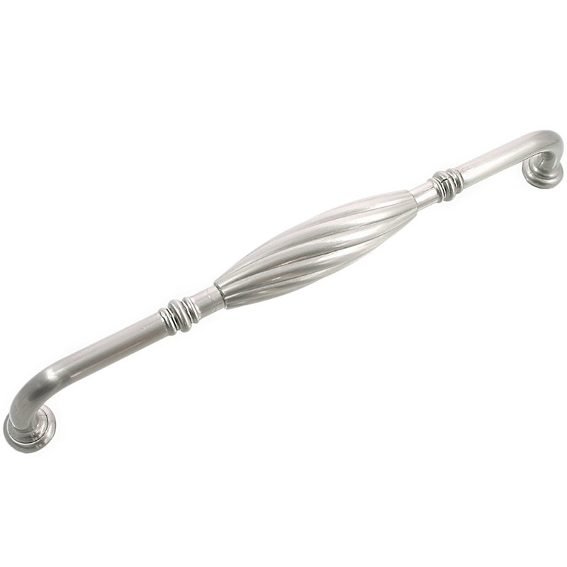Poignée barre 5 po French Twist, 8", Nickel satiné