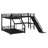 L-Shaped Bunk Bed With Loft Bed, Slide And USB Ports-92306340