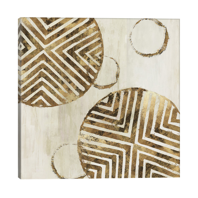 African Composition by Eva Watts - Painting on Canvas, 66.04 cm H x 66.04 cm W x 1.91 cm D, Wrapped Canvas