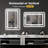 LED Bathroom Mirror With Lights Wall Vanity LED Mirror Stepless Dimmable,Dual Front Lights And Backlight,Anti-Fog,Bathroom Memory Smart Mirror-1909847996