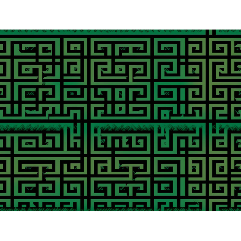 Machine Printed Comforter, Twin Comforter, Black/Green Geometric