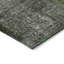 Tapis vert / noir / gris en polyester tissé à la machine Ayush-917039978