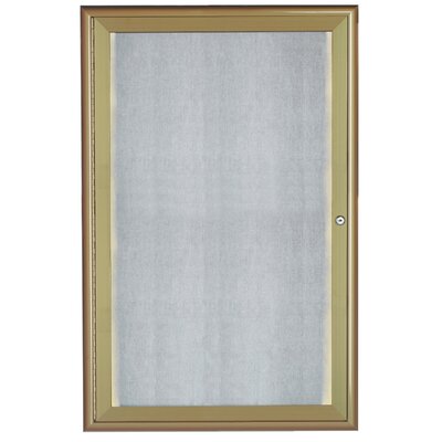 LED Lighted Enclosed Wall Mounted Bulletin Board -  AARCO, LOWFC3624LB