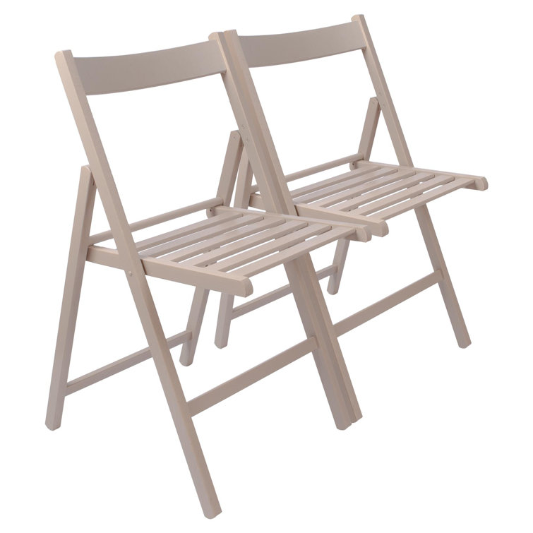 Harbour Housewares - Beech Folding Chairs