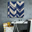  «Indigo Batik 2» par Wild Apple Portfolio, art mural sur toile, 26 po x 26 po
