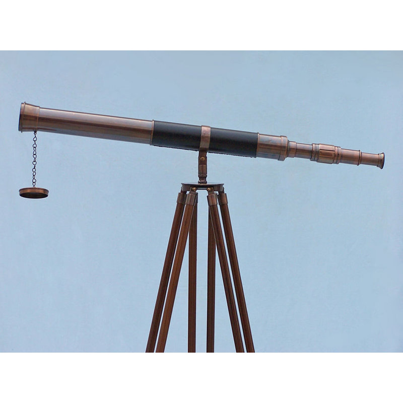 Télescope refractaire admirals, Cuivre antique / Cuir