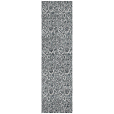 Flitwick Washable Floral Indoor / Outdoor Rug