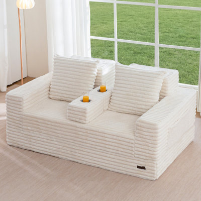 Boneless 4 In 1 Convertible Boneless Couch