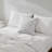 Calvin Klein Emblem Grey Cotton Throw Pillow
