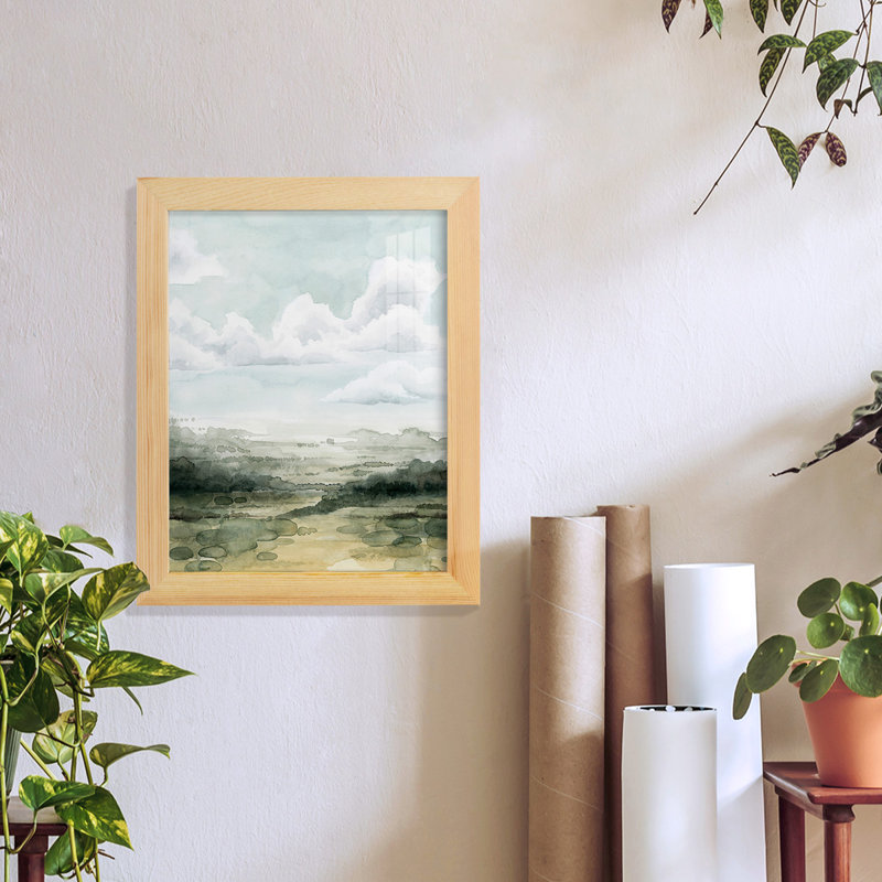 Valley Highlights I " Valley Highlights I ", 11" H x 9" W x 1" D, Natural 
