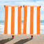 Serviettes de plage surdimensionnées en coton à rayures Calheta-99418429-18607516