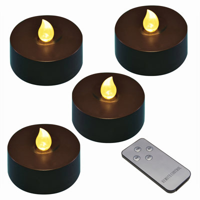 Extra Large Battery Operated Tea Lights with Remote Control