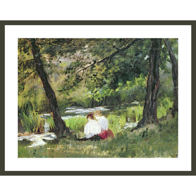 Deux femmes assises par Mary Cassatt, H 32,89 po x l 41,5 po