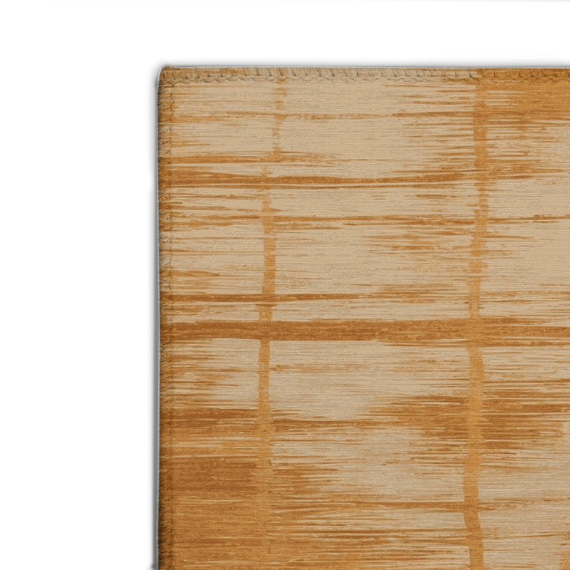 Tapis beige abstrait intérieur et extérieur, Rectangulaire 2 pi x 3 pi