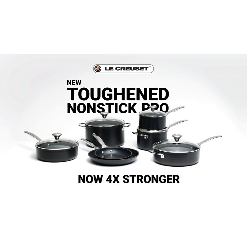 Gray Aluminum Nonstick Ceramic Coated Fry Pan Set