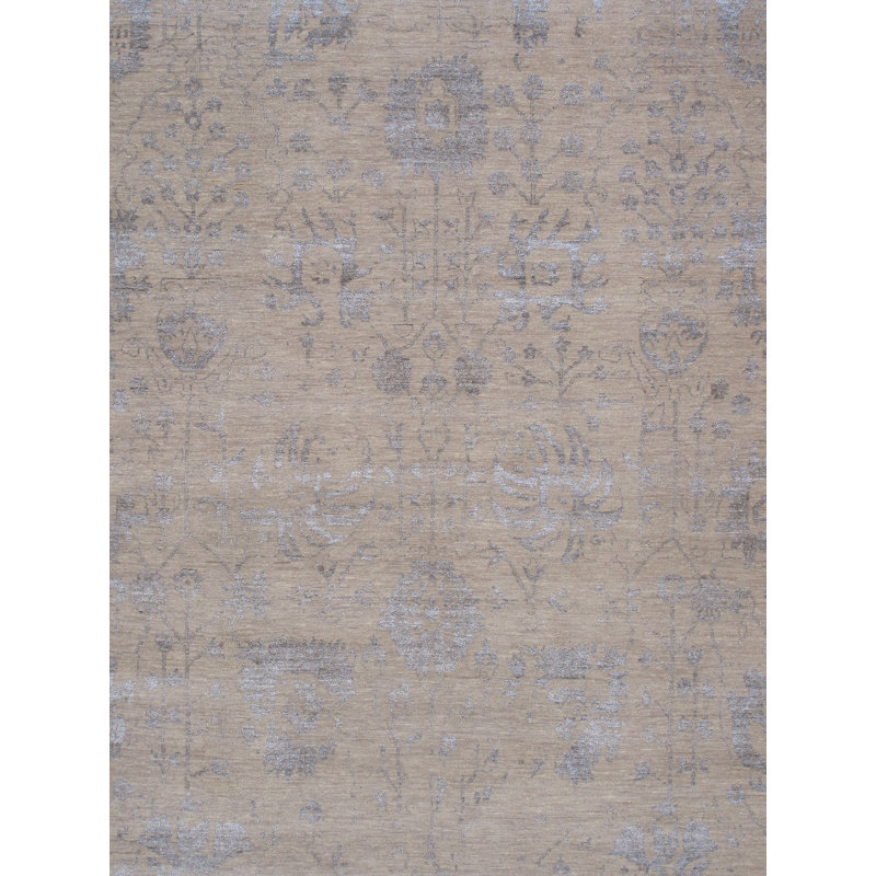 Transitional Silver/Gray Area Rug