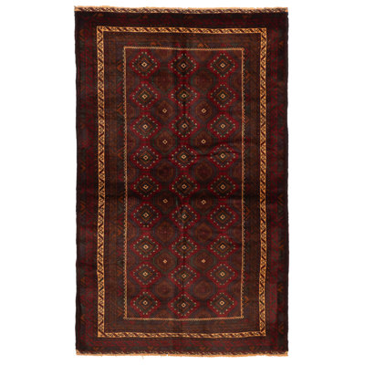 Teimani Red Rug 3'11" x 6'3"