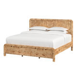 Cora King Burl Panel Bed