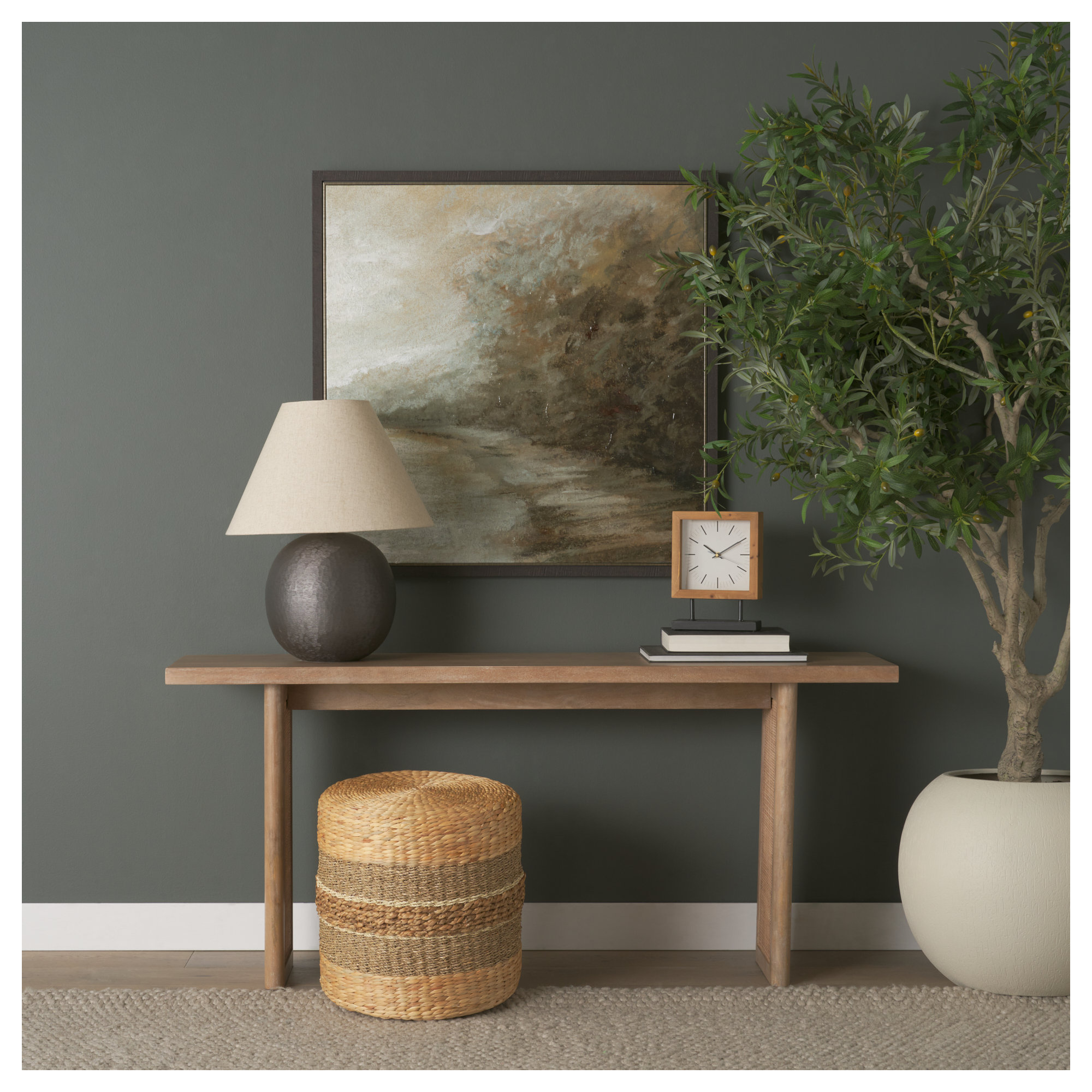 Penthia Upholstered Pouf