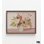 Fleurs dans un vase, reproduction de peinture à l'huile, reproduction de peinture florale encadrée rose, décoration murale botanique, affiche de fleurs sauvages, art mural encadré