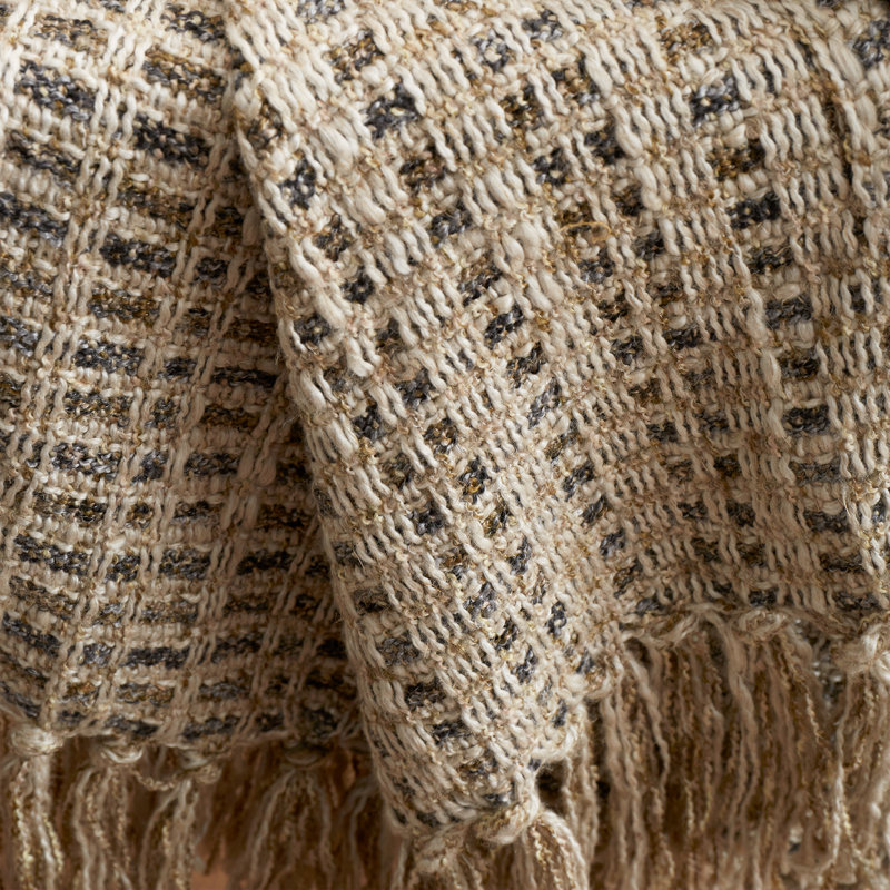 Amble Linen Blend Blanket Throw
