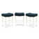 Rexalynn Upholstered Counter Stool with Solid Wood Frame