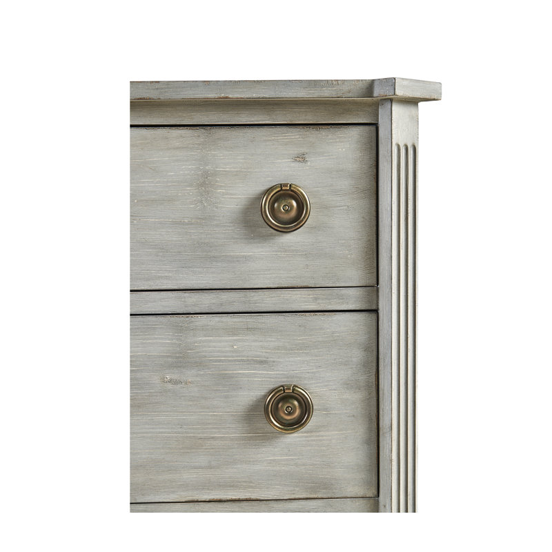 Aeon 3 - Drawer Solid Wood Dresser, Antique Gray