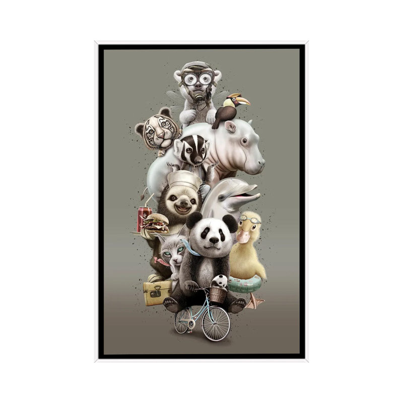 Zoo by Adam Lawless - Print on Canvas