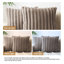Housses de coussin décoratif décoratives en fausse fourrure de lapin brun clair avec insertions décoratives-103220873