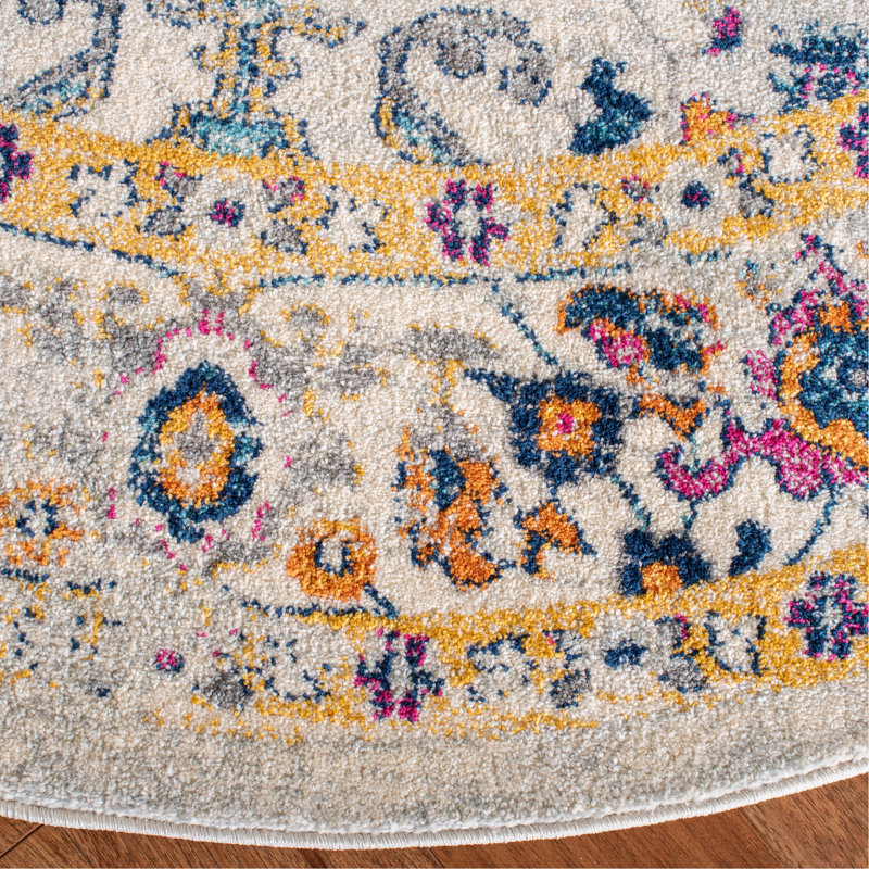 Balaton Performance Oriental Rug, Round 6'7"