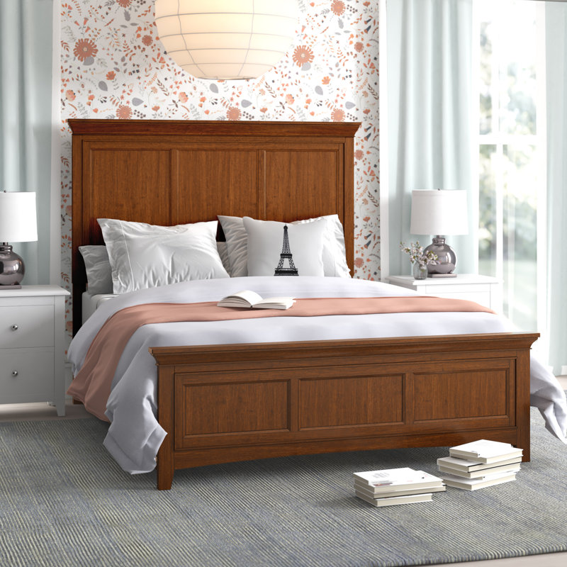 Melfa Platform Storage Bed, Oak, Queen