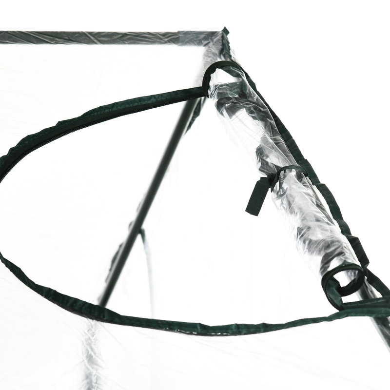 Serre portative pour herbes et légumes avec évent transparent