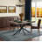 55.11"-70.86"Retro Rectangular Stretch Dining Table-1424999331