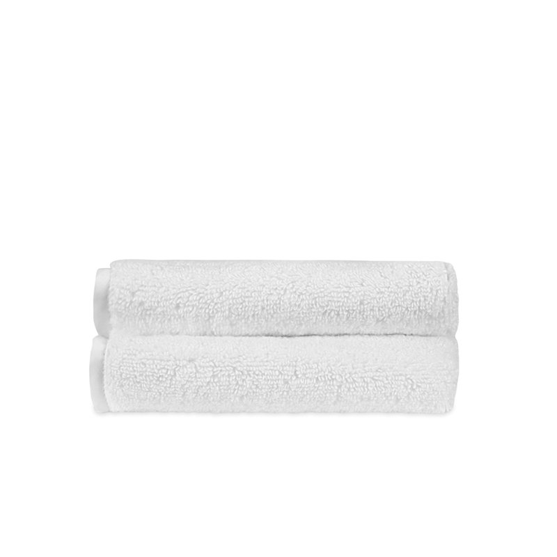 Izmir 2-pc Face Towel Set, White