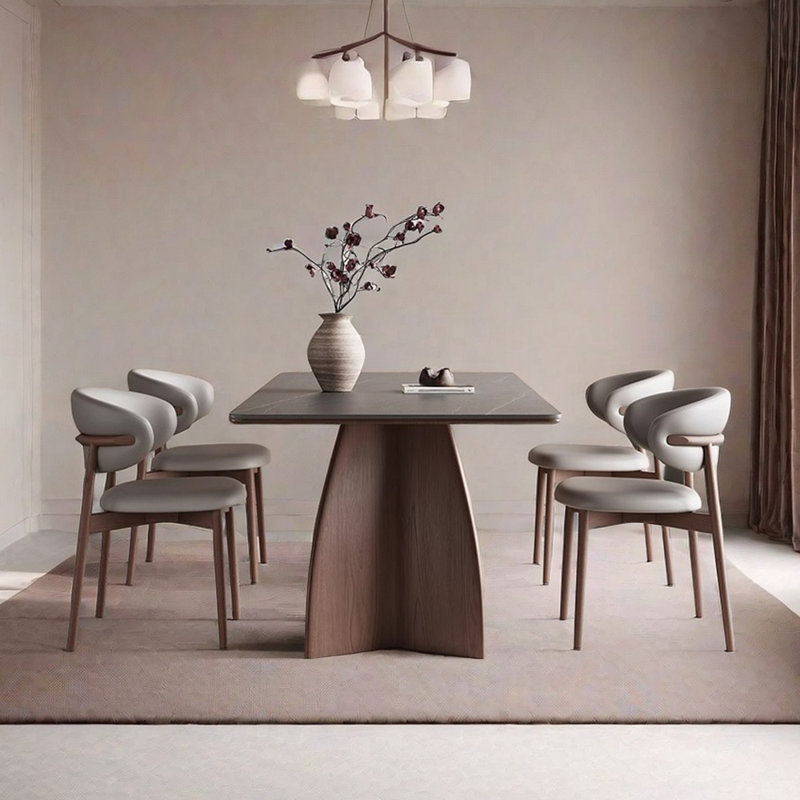 Ensemble de table de salle à manger de style français, H 29,53 po x L 55,12 po x l 31,5 po