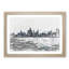 Cloudy Day in Chicago Illinois in Abstract - Picture Frame Graphic Art Print-55685015-55685019