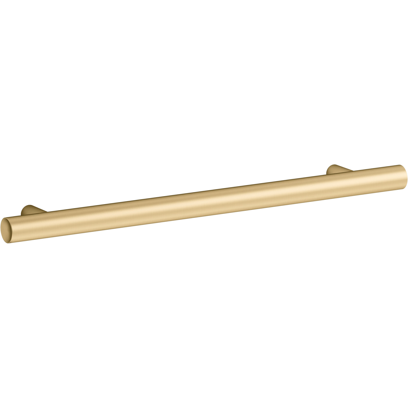 Purist 5" Center to Center Bar Pull, Vibrant Brushed Moderne Brass, 7"