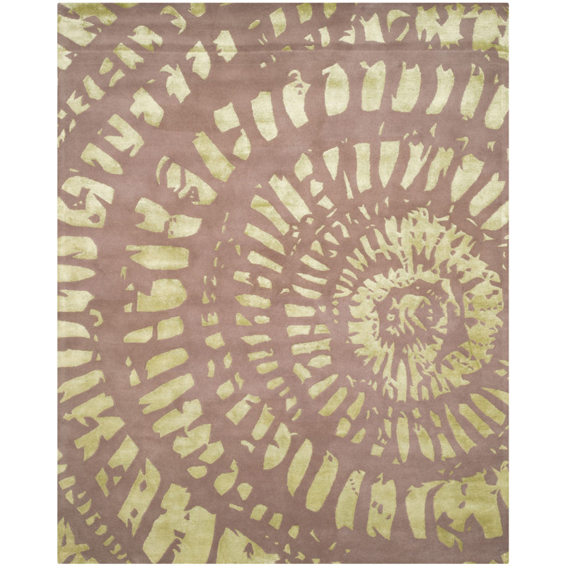 Laredo Hand Tufted Wool Abstract Rug, Rectangle 8' x 10'