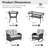 Gaetanino 5-Pieces Outdoor Wicker Seating Group With Cushions-1928631317-1928631326
