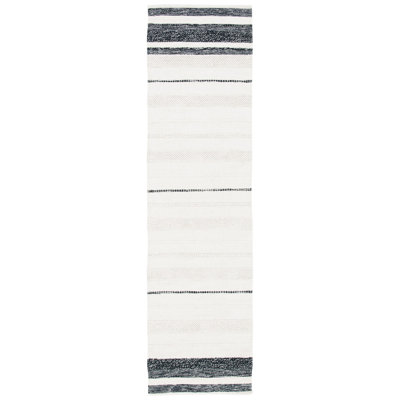 Dorsey Striped Handwoven Cotton Area Rug